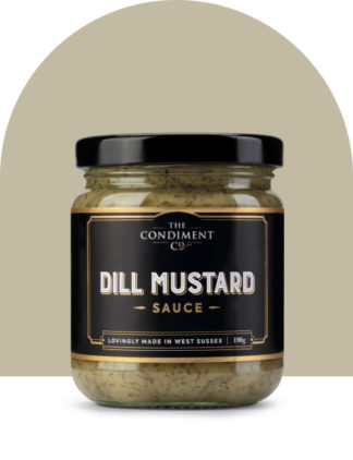 Dill mustard sauce by the Condiment Co
