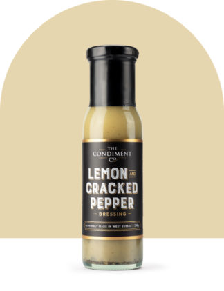 Lemon Cracked Pepper Salad Dressing by the Condiment Co