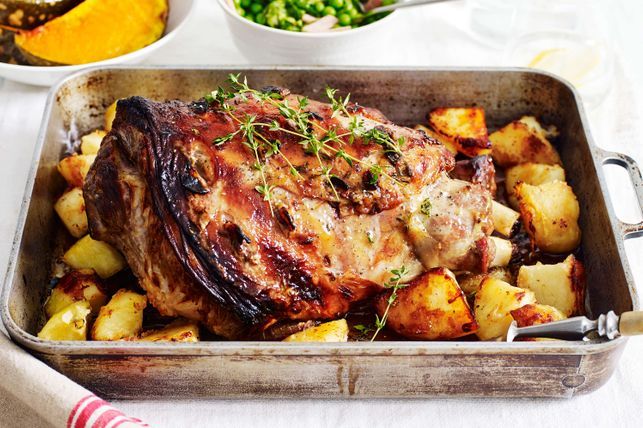 roast lamb with mustard - The Condiment Co- Sauces to have with roast dinners