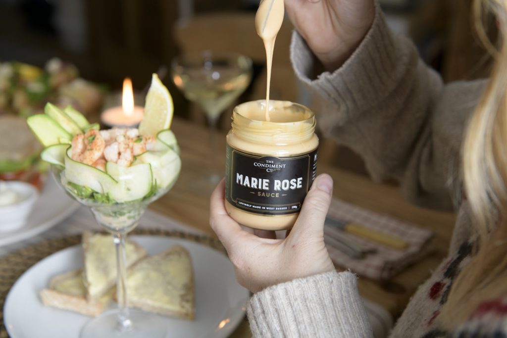 Marie Rose Sauce with prawn cocktail by the Condiment Co
